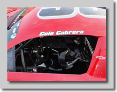 A look in side the Cabrera #53 car
